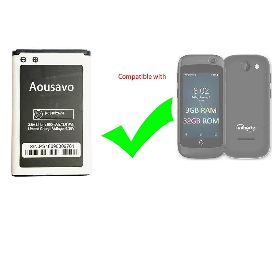 uniherz Jelly Pro （純正予備バッテリー付属） Original Unihertz Jelly Pro Battery - AliExpress